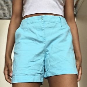 Talbots Petite Baby Blue Shorts